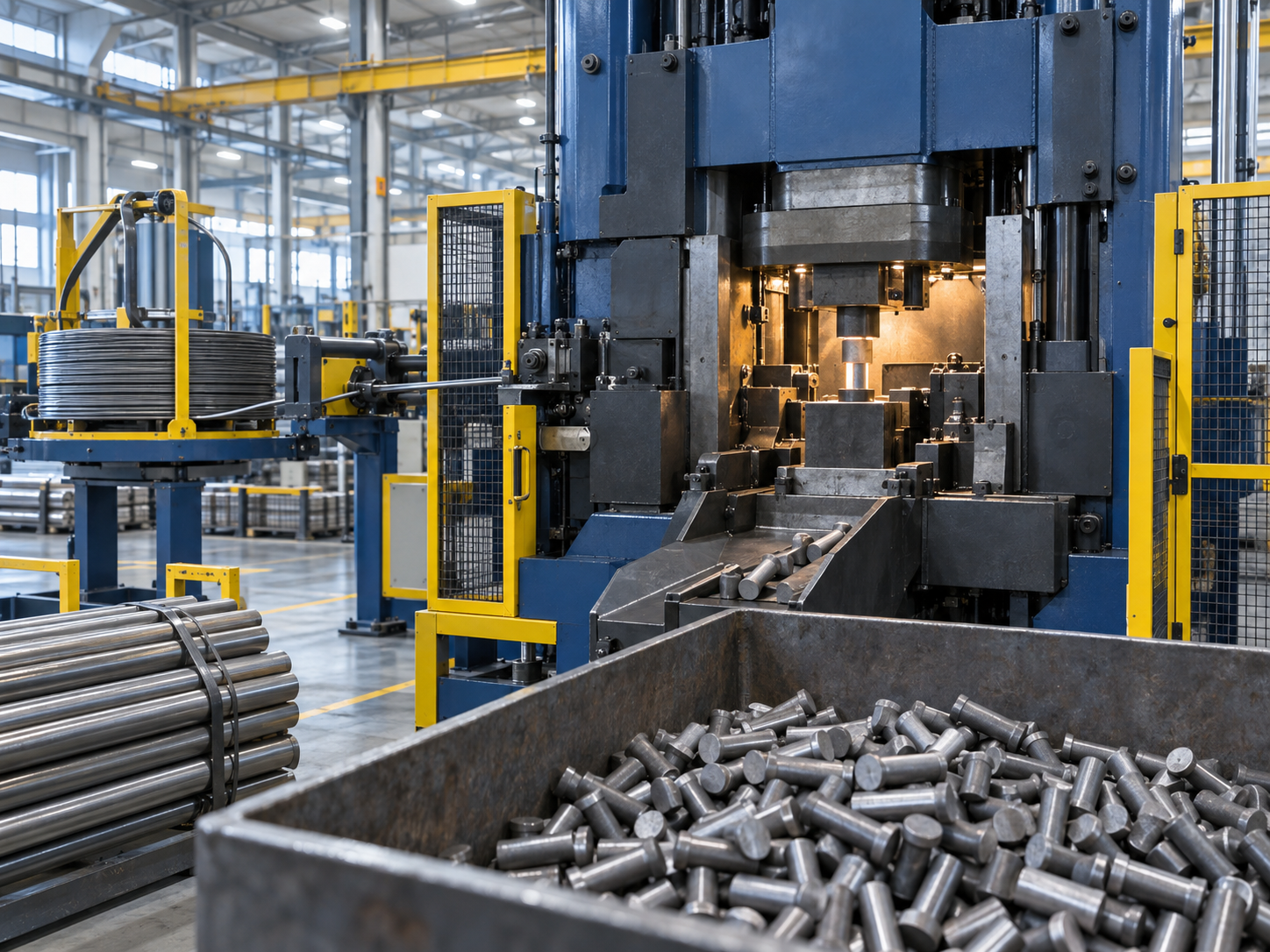 Cold Forging process illustration
